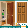 6 Panel Interior/Front Solid Wooden Stile and Rail Door